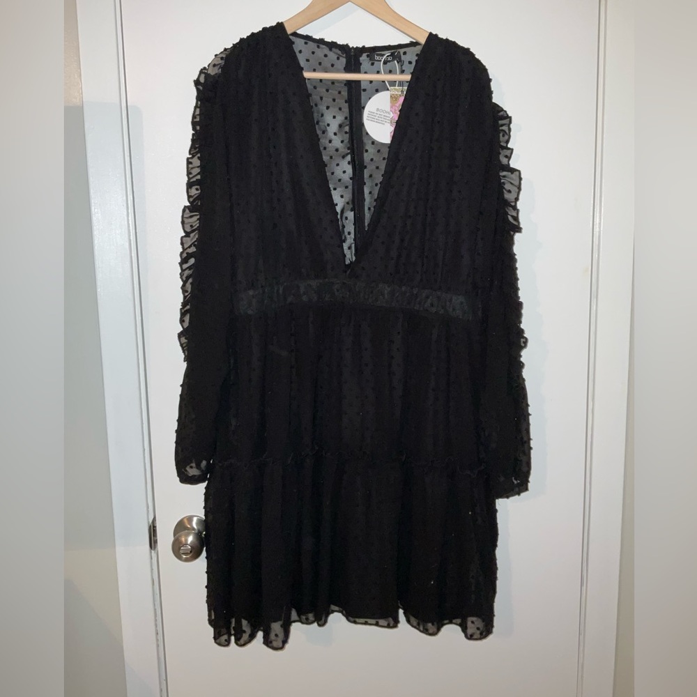 BOOHOO chiffon dress size 20
